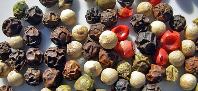 Caryophyllene peppercorns