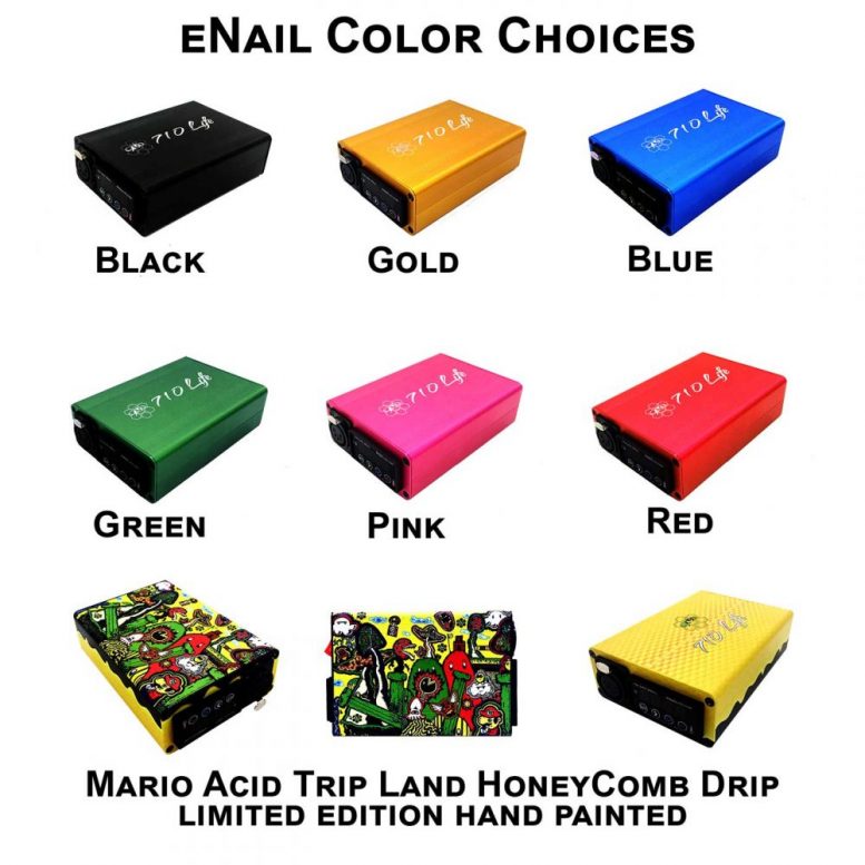 710 Life eNail color choices