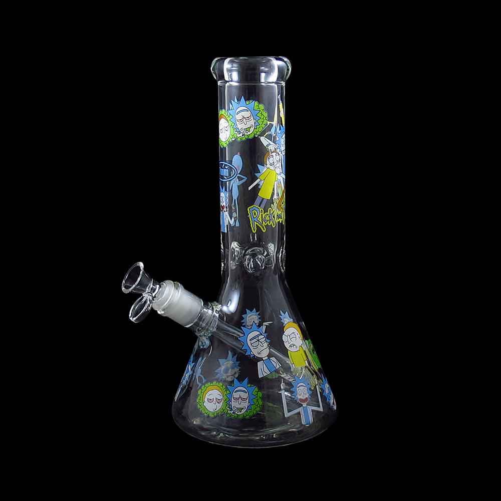 Best 13 Thick Beaker Rick & Morty Bong Pickle Rick Character Silicon