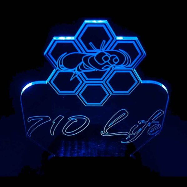 710 Life LED Light - 420 Life LED Logo Light